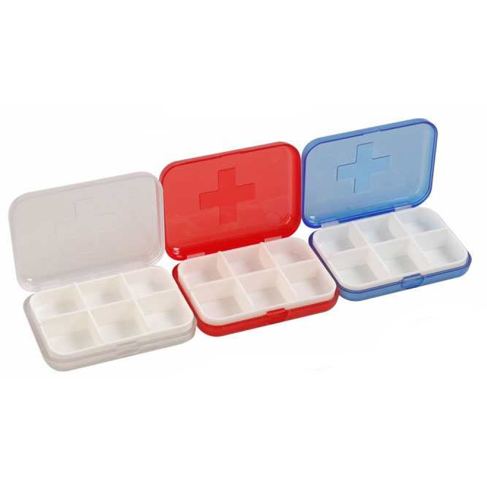 Hộp đựng thuốc 6 ô Pill Box TM07026B hàng Nhật