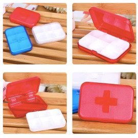 Hộp đựng thuốc 6 ô Pill Box TM07026B hàng Nhật