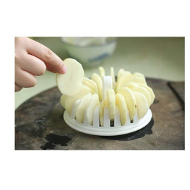 Bộ dụng cụ bào, gọt và nướng khoai tây trong lò vi sóng hàng xuất Nhật