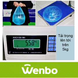 Bộ 6 cuộn 150 túi đựng rác siêu dai Wenbo 0351 (6 màu)