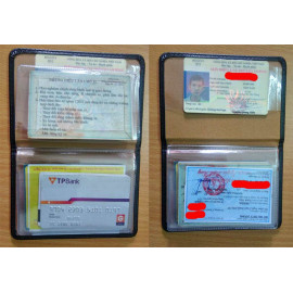 Ví da đựng giấy tờ xe ô tô ABTO