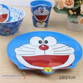 Bộ đồ dùng ăn hình Doraemon cho bé hàng xuất Nhật 02