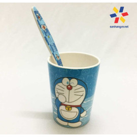 Bộ đồ dùng ăn hình Doraemon cho bé hàng xuất Nhật