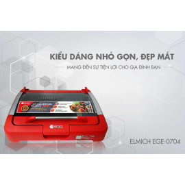 Bếp nướng điện không khói 2200W Elmich EGE-0704 chính hãng, bảo hành 25 tháng