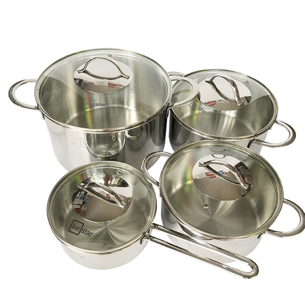Bộ 4 nồi, quánh Inox 304 thân đúc Fivestar Plus FPB4006 bảo hành 25 năm