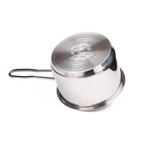 Quánh nấu bột Inox 3 đáy đường kính 14cm Fivestar nắp kính dùng bếp từ hàng chính hãng