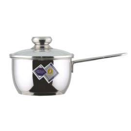 Quánh Inox 3 đáy 16cm Fivestar nắp kính dùng bếp từ