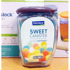 Bộ 3 hũ thủy tinh đựng gia vị Glasslock IG674 - nắp Nâu