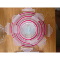 Bộ 5 hộp thủy tinh Glasslock GL1880 nhập khẩu Hàn Quốc - Hàng chính hãng
