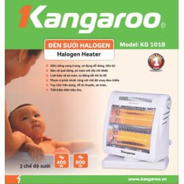 Đèn sưởi Halogen Kangaroo KG1018 (Hàng chính hãng)