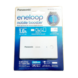 Pin sạc dự phòng Panasonic Eneloop QE-QL104 TM-W (Hàng chính hãng)