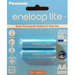 Pin sạc AA Panasonic Eneloop Lite BK-3LCCE (Hàng chính hãng)