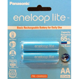 Pin sạc AA Panasonic Eneloop Lite BK-3LCCE (Hàng chính hãng)