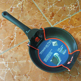 Chảo chống dính 26cm ilo Kitchen Titanium Hàn Quốc cao cấp đáy từ