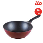 Chảo chống dính sâu lòng 26cm ilo Kitchen Titanium Hàn Quốc cao cấp đáy từ