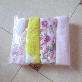 Bộ 4 khăn mặt Songwol 75x34cm MS02 (nhiều màu)