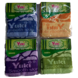Set 4 khăn mặt Yuki Bamboo - Cam