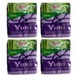 Set 4 khăn mặt Yuki Bamboo - Tím