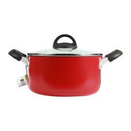 Nồi nhôm chống dính đáy từ E-Cook Deco Lock&Lock LED2242R-IH 24cm