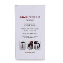 Bình giữ nhiệt Inox 304 pha cafe Lock&lock Plump Coffee Pot 1.8L có tay cầm