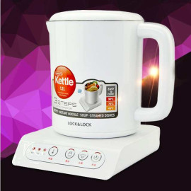 Ấm điện đa năng Lock&Lock ELEK-212W 1.2L hàng chính hãng (Trắng)