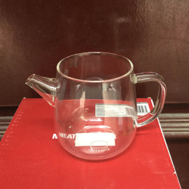Bình lọc trà thủy tinh có tay cầm Lock&lock Teapot LLG608 400ml nắp xanh lá