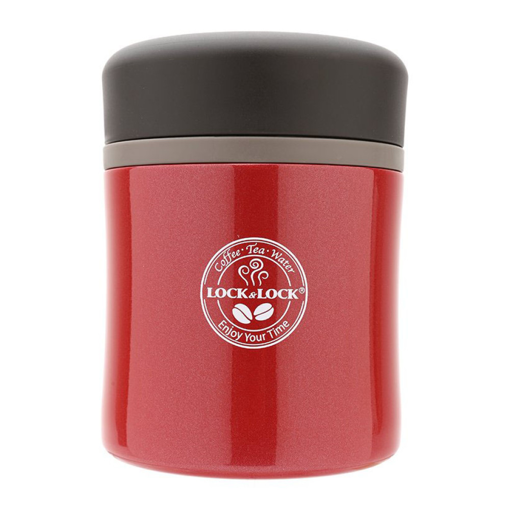 Bình giữ nhiệt nấu cháo Lock&lock HOT&COOL LHC8003R 450ml màu đỏ