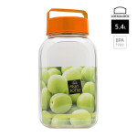 Bình ngâm nước hoa quả Lock&Lock Fruit bottle HPP454O 5.4L - Cam