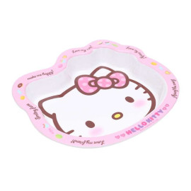 Bộ đôi bát đĩa ăn cho bé Lock&lock Hello Kitty LKT468S2