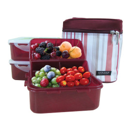 Bộ hộp cơm và túi giữ nhiệt Lock&lock HPL823DB Panasonic