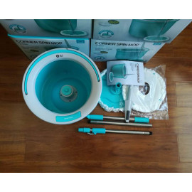 Bộ lau nhà xoay tay 360 độ Lock&Lock Corner ETM494 kèm 2 bông lau