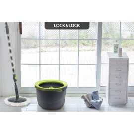 Bộ cây lau nhà Inox xoay tay mini Ettom Lock&Lock ETM498