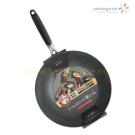 Chảo nhôm sâu lòng siêu chống dính Cookplus Hard&Light Marble LHB9305-IH 30cm