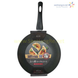 Chảo nhôm sâu lòng siêu chống dính Cookplus Hard&Light Marble LHB9265-IH 26cm