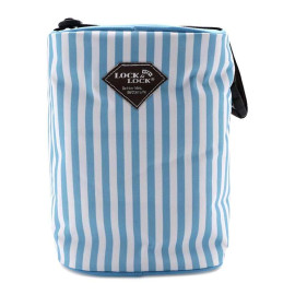 Bộ 3 hộp đựng cơm và túi giữ nhiệt Lock&Lock HAF101B3 630ml (Xanh)