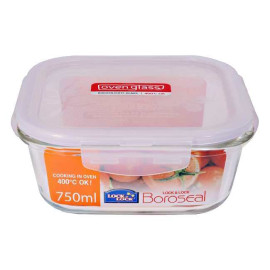 Bộ 3 hộp thủy tinh hình vuông Locknlock LLG224S3-SH (500ml, 750ml và 630ml)