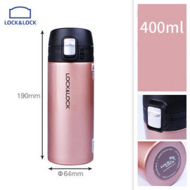 Bình giữ nhiệt Feather Light Tumbler Lock&lock 400ml LHC3219GPK màu vàng hồng