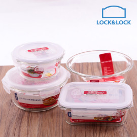 Bộ 4 món thủy tinh cao cấp Lock&lock Samsung LLG855S4SS