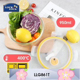 Bộ 2 hộp thủy tinh Lock&Lock 950ml nắp hút chân không - LLG861T