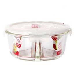 Hộp thủy tinh chia 2 ngăn chịu nhiệt Lock&Lock LLG861D 900ml