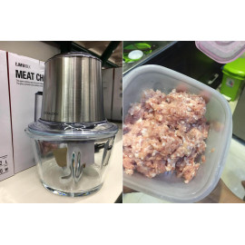 Máy xay thịt cối thủy tinh Lock&Lock EJM161BLK 1.2L 350W