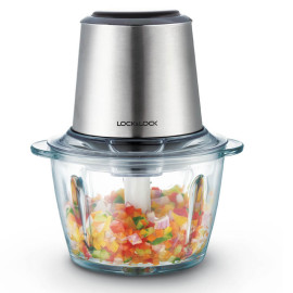 Máy xay thịt cối thủy tinh Lock&Lock EJM161BLK 1.2L 350W