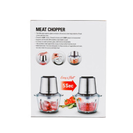 Máy xay thịt cối thủy tinh Lock&Lock EJM161BLK 1.2L 350W