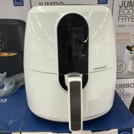 Nồi chiên không dầu điện tử Lock&Lock Jumbo EJF351WHT 1800W 5,2L màu trắng, bảo hành 12 tháng