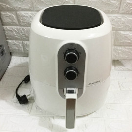 Nồi chiên không dầu Lock&lock Jumbo EJF151WHT 5.2L 1800W trắng chính hãng, bảo hàng 12 tháng