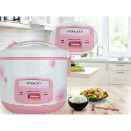 Nồi cơm điện 1.8L Lock&Lock EJR446RED 700W LG - bảo hành 12 tháng