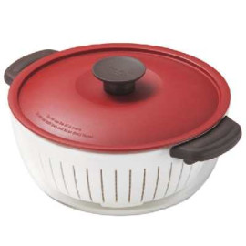 Nồi thủy tinh dùng lò vi sóng Lock&lock 2.2L LLG545BR (kèm rổ nhựa 20cm)