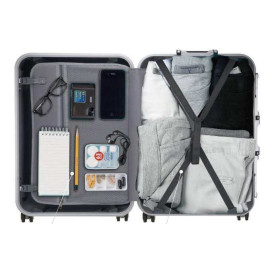 Vali du lịch Lock&Lock Travel Zone LTZ995RTSA 24 inch khóa TSA màu đỏ (Hàng chính hãng)