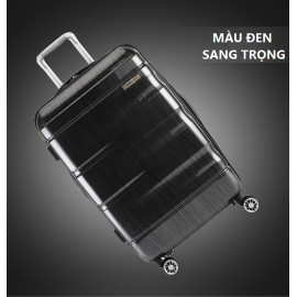 Vali kéo có khóa số du lịch Lock&Lock Travel Zone LTZ920BTSA 20inch - Màu đen