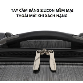 Vali kéo có khóa số du lịch Lock&Lock Travel Zone LTZ920BTSA 20inch - Màu đen